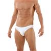 ALBERT KREUZ Slip Senza Cuciture a Taglio Vivo a Laser Cotone Elasticizzato Color Bianco Taglia XL