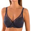 Selene, Reggiseno Contenitivo Donna in Pizzo, con Ferretto e Senza Imbottitura, Collezione Mariluz, Colore Nero, Taglia 4E
