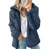 ShangSRS Cappotto Donna Elegante Giacca Donna Invernale Lungo Cappotti Donna Invernali Eleganti Parka Lunghi Trench Giubbotto Giubbino Donna Invernale (Blu, l)