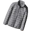 Peuignao Piumino Leggero Uomo Giubbotti Piumini Uomini Invernali Giaccone Piumino Giubbotto Uomo Invernale Cappotto Piumino Imbottito Uomo Giacca Piuma Giacche Piumino Trapuntato Uomo Taglie Forti Grigio 2XL