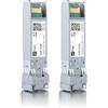 H!Fiber.com 2 pezzi,10G Multimodale SFP+ LC Modulo, 10GBase-SR Fiber Transceiver per Cisco SFP-10G-SR, Meraki MA-SFP-10GB-SR, Ubiquiti UniFi UF-MM-10G, Mikrotik, Netgear and More (MMF,850nm,300m,DDM)