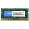 TECMIYO 4GB Kit (1X4GB) DDR3 1333MHz Sodimm RAM PC3-10600 PC3-10600S 1.5V CL9 204 Pin 2RX8 Dual Rank Non-ECC Unbuffered Memory RAM Ideale per Notebook Laptop Upgrade