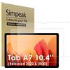 Simpeak Pellicola Protettiva Compatibile per Samsung Galaxy Tab A7 2020[2 Pack], Vetro Temperato Protezioni Schermo HD Compatibile con Galaxy Tab A7 10.4 [Anti-graffio]