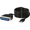 SABRENT Cavo USB Adattatore per Stampante, da USB 2.0 a Parallel IEEE 1284, 36 pin maschio (1,8 m) (CB-CN36)