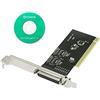 CERRXIAN Scheda PCI Parallela a 1 Porta - Adattatore DB25 LPT per Porta Stampante