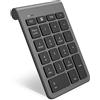 Rytaki Tastierino Numerico Bluetooth, Tastierino Numerico Bluetooth 22 Tasti, Estensione per Tastiera per Contabilità e Inserimento Dati, Tastierino per Laptop, Notebook, PC e Desktop