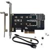 Valuegist Adattatore PCIE doppio M.2 per SSD SATA o PCIE NVMe, M.2 SSD NVME (chiave m) e SATA (b Key) 2280 2260 2242 2230 a scheda di espansione controller host PCI-e 3.0 x 4 (MKeyBkey)