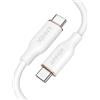 Anker Cavo da USB-C a USB-C, 643, 100 W, 1,8 m, USB 2.0 tipo C, cavo di ricarica rapida per MacBook Pro 2020, iPad Pro 2020, iPad Air 4, iPad Mini 6, Galaxy S21, Pixel, Switch (bianco nuvola)