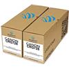 duston 2x CRG728, 3500B002AA toner nero compatibile con Canon MF 4410 MF4430 MF4450 MF4550d MF4570dn MF4580dn