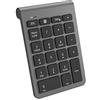 CATECK Tastiera Numerico Bluetooth, Tastierino Bluetooth Senza Fili Portatile 22 Tasti, Estensione per Tastiera per Contabilità e Inserimento Dati,Computer/Notebook/Laptop/Desktop/Tablet
