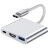 COMBLU Adattatore multiporta da USB C 4K a HDMI AV digitale, USB 3.1 tipo C per MacBook, Chromebook Pixel e altri portatili