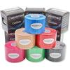 asiamed 6 rotoli kinesio scatolati marca ASIAMED di taping neuromuscolare nastro kinesiologico cm 5x5 mt colori assortiti KINESIOLOGY TAPING A06AS