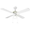 Perenz Ventilatore da Soffitto con Luce Lampadario Ventilatore 5 Pale  Diametro 124 cm 3 Velocità - 7113 B IR