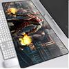 ITBT God Of War Tappetino Mouse Gaming, Grande Anime Mouse Pad XXL 900x400mm Confortevole, Lavabile, 3mm Antiscivolo Tappetino Scrivania Supporto per Ufficio Computer, Adatto per computer e PC, E