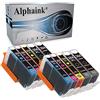 alphaink 10 Cartucce Compatibili con HP 364XL per Photosmart 5510 5520 5524 6520 7520 B8550 B209a B110a Officejet 4620 4622 4610 Deskjet 3070A 3520 (2 Nero 2 Nero Photo 2 Ciano 2 Magenta 2 Giallo)