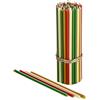 Danilovo Candele di cera d'api (multicolore) - Candele ortodosse per preghiera Rituals decorazione da tavolo 60 pezzi (4 colori chiari, altezza 16,5 cm)