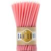 Danilovo - Candele in Cera d'Api, 50 Pezzi, Colore Rosa, Candele Decorative per Preghiera, per Rituali, Decorazione o Candele di Compleanno, 16,5 cm x 0,57 cm