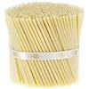 Danilovo 50 pz Candele in Cera d'Api Bianche - Candele Chiesa Ortodossa per Preghiere, Rituali, Lunghe, Morbide, N140, Altezza 15 Centimetri