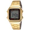 Casio Orologio Digitale al Quarzo Uomo con Cinturino in Oro 4971850759430