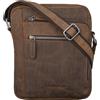 STILORD 'Bruce' Borsello Grande Uomo in Stile Vintage Borsetta Messenger per iPad da 9.7 Pollici in Vera Pelle Porta Tablet, Colore:colorado - marrone