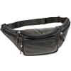 LEAS Buffalo Marsupio, Borsetta a Tracolla, Vera Pelle, Nero Travel-Line''
