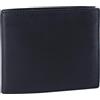 STILORD 'Lewis' Portafoglio uomo in pelle per Carta d'identità Elettronica con tecnologia blocca RFID Portafogli modello orizzontale con numerose tasche, Colore:nero