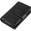 STILORD 'Tilda' Portafoglio Cuoio Donna Vintage RFID Wallet Large Portamonete per Carte de Credito Borsellino Porta-Carte con Cerniera in in Vera Pelle, Colore:nero