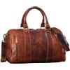 STILORD 'Keanu' Borsone da Viaggio a Tracolla in Pelle Weekender Vintage Borsa per Palestra Bagaglio a Mano in Vera Pelle di Vitello, Colore:kara - cognac