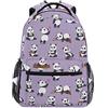 Mnsruu Zaino Happy Panda School per Ragazzi Ragazze Borsone da viaggio