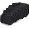 Netspower Organizer Valigia Set di 6 per Valigie, Viaggio Travel Organizer Bag Cubi da Viaggio,Perfetto di Viaggio dei Bagagli Organizzatore Adatto a viaggi/viaggi d'affari/all'aperto