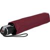 Knirps Duomatic - Ombrello tascabile grande da donna, bordeaux, 99 cm, alla moda