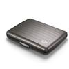 ÖGON -DESIGNS- Portafoglio in alluminio di grande capacità con chiusura in metallo, protezione RFID contro le frodi e la smagnetizzazione, modello Smart Case OSLO Large