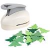 Ideen mit Herz Fustella jumbo | Albero di Natale | Perforatrice per carta | Crea biglietti di auguri o etichette regalo per il periodo natalizio | Perforatura: ca. 4,3 cm x 4 cm