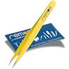 remos professional body care REMOS Pinzetta per schegge in acciaio inox con punta fine - Giallo