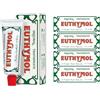 Euthymol Dentifricio Originale 75 ml x 4, senza fluoro, antiplacca, antibatterico, protezione dalla carie, denti e gengive puliti e sani, fresca menta rinfrescante