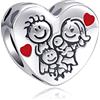 LaMenars Topo Charms per braccialetti Pandora per donna 925 Sterling Silver ciondola ciondolo con perline Regali per donna Collana braccialetto ragazza