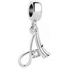 MariaFonte Charm New 2024 MariaFonte Adatto per Tutte Marche Bracciali Collane Lettera Alfabeto Iniziale Nome Argento Compleanno Anniversario Ciondoli Originale Amicizia Mamma Bead Cuore Natale Pendente