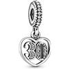 MariaFonte Charm New 2025 Compatibile Tutte Marche Bracciali Collane 30 Anni Compleanno Anniversario Laurea Ciondoli Originale Bead Argento 925 Mamma Portafortuna Cuore Famiglia Natale Donna