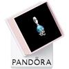PANDORA Pendente a forma di medusa Moments in argento Sterling con zirconia cubica trasparente e smalto che cambia colore