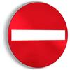 imaggge.com Pannello rigido, accesso vietato, proprietà privata, applicazione su palo, parete, porta del garage, ultra resistente, in alluminio (non PVC), 20 cm, alluminio, rosso, 1 X
