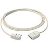 Vimar 0P32389.B Cavo Prolunga lineare 5 metri, 3G1 e Spina Piatta salvaspazio 2P+T 16 A 250 V~, Bianco