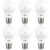 Linkind Lampadina LED E27, 8,2 W(Equivalenti a 60 W), Lampadine A60 Edison 806 Lumen, Luce Bianca Calda 2700k, Angolo del Fascio di 220 Gradi, Non Dimmerabile, Pacco da 6