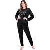 CityComfort Pigiama Pile Donna, Set Manica Pigiama Donna Invernale per Adulti Adolescenti, Regali per Lei (M, Rosa)