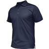 TACVASEN Polo Uomo Maniche Corte Asciugatura Rapida Maglie Esterne Maglie Casual Polo Slim Fit Uomo (Blu Scuro, 3XL)