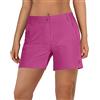 Outdoor Ventures Pantaloni corti da donna UPF50+, protezione UV, estivi, leggeri, da trekking, elasticizzati, ad asciugatura rapida, rosso viola, 44