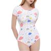 Landofgenie Body Donna Bodysuit in Cotone 95% con 3 Bottoni all'Inguine Comodo e Traspirante per Tutto Il Giorno, Sport & Ufficio Nero XS