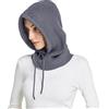 Facecozy Cappelli Invernali, Caldo Sciarpa con Cappellini, Passamontagna Invernale, Berretti in Maglia con Coulisse per Donna (Nero)