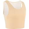 XUJI Binder Transgender Trans FTM traspirante mezzo Binder per il seno (W, 3XL)