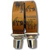 EDERER Bretelle da uomo Western Cowboy Country Motivo - 3,5 cm di larghezza regolabile 65 - 125 cm - forma a X - clip robuste e comfort elevato - ideale per il tempo libero lavoro & come regalo