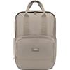 LARKSON Zaino Donna Uomo Grigio - No 6 - Zainetto Moderno per Lavoro, Università e Scuola - Scomparto per Laptop 16 Pollici - in PET Riciclato - Impermeabile